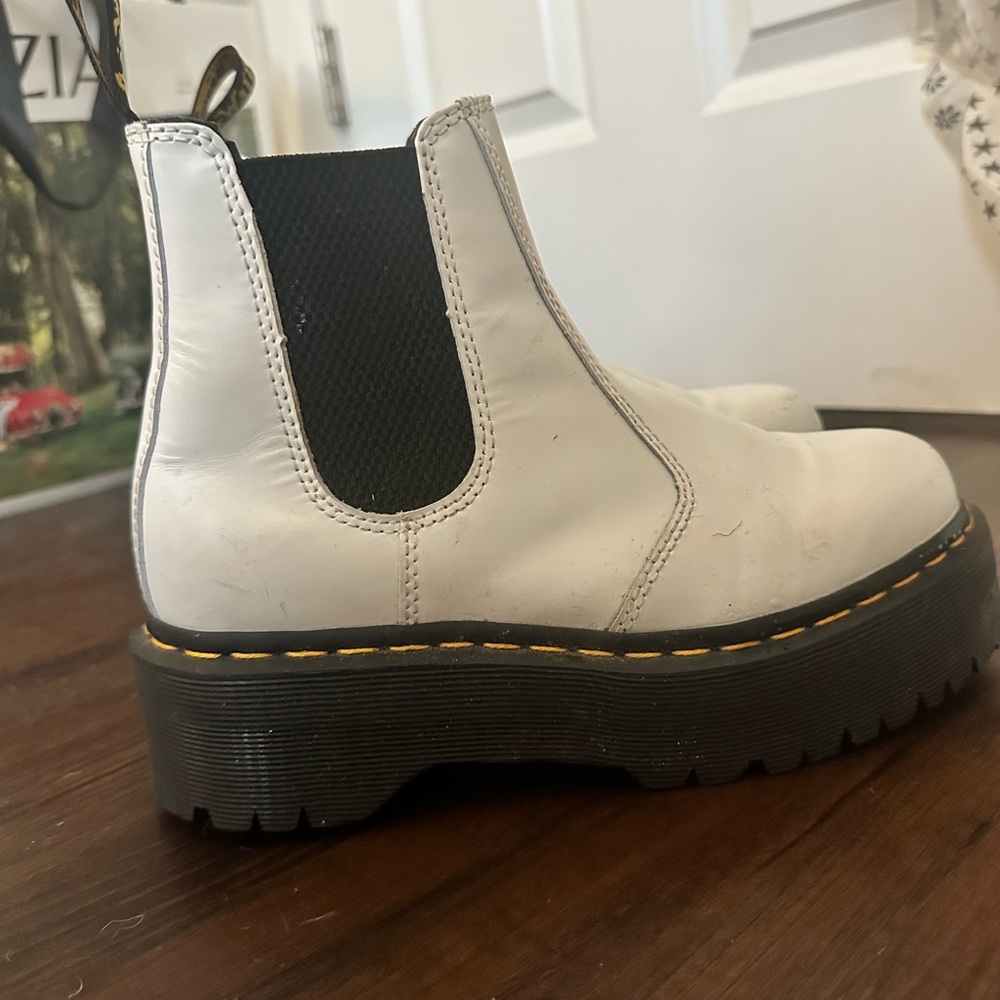 White platform Doc Martens - Picture 4 of 5
